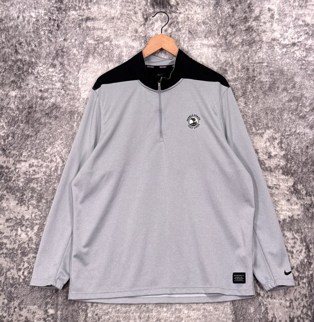 Nike 1/4 Zip Sweatshirt XL Mens Pebble Beach Golf Pullover